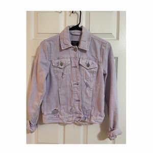 Abercrombie & Fitch Purple Jean Jacket